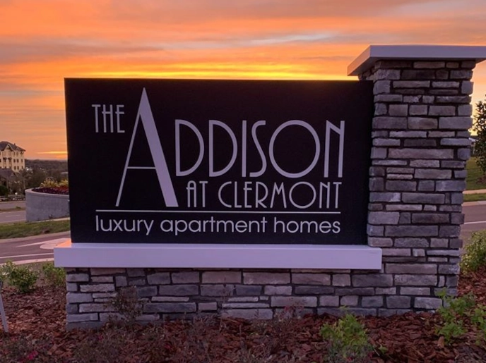 The Addison at Clermont Monument Signage
